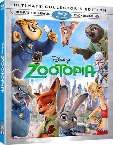 Зверополис [Вертикальная анаморфная стереопара] / Zootopia [Half OverUnder] 